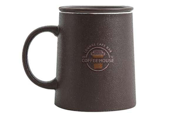 brown handmade coffee mug