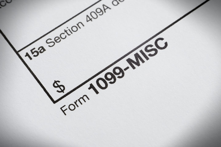 1099 misc tax form