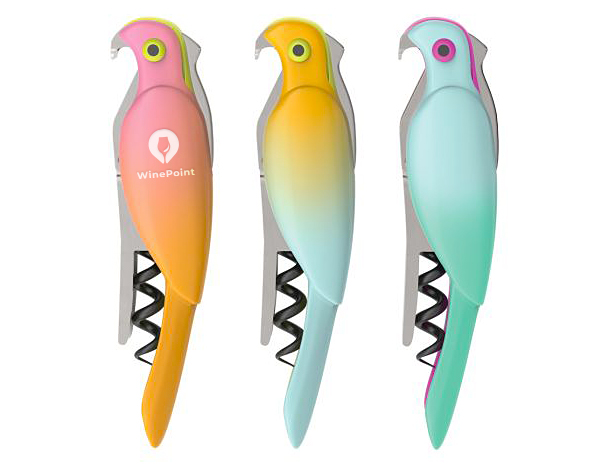 parrot-shaped corkscrews