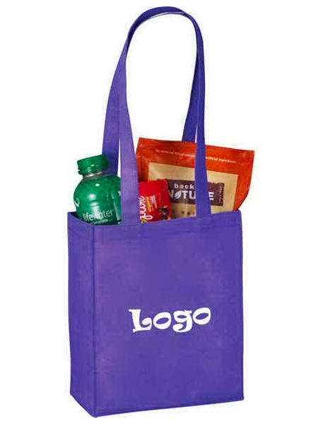 purple tote bag