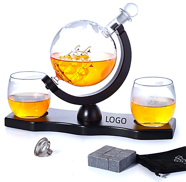 etched decanter set