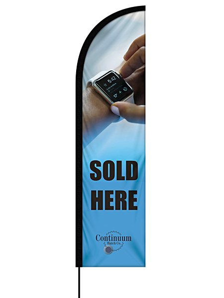 half-drop banner