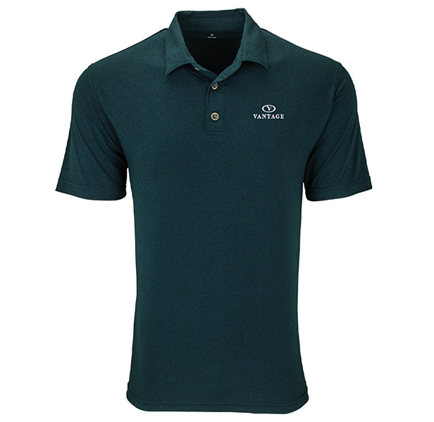 forest green polo shirt