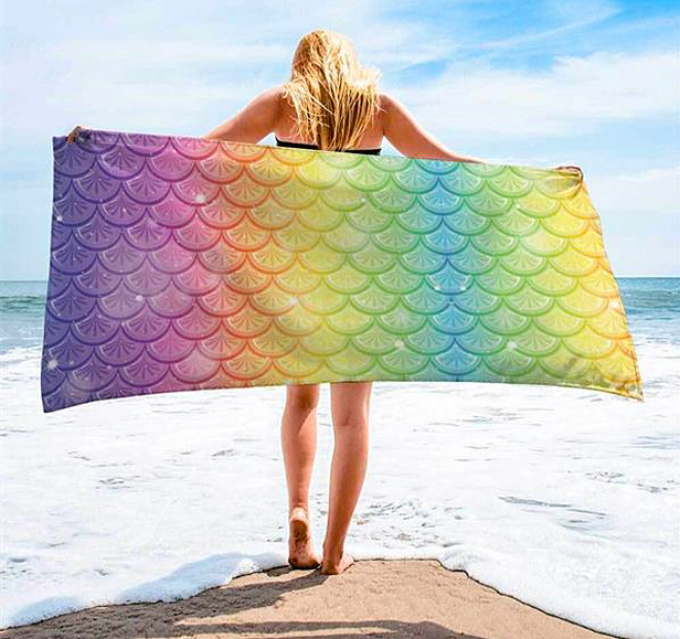 mermaid beach towel