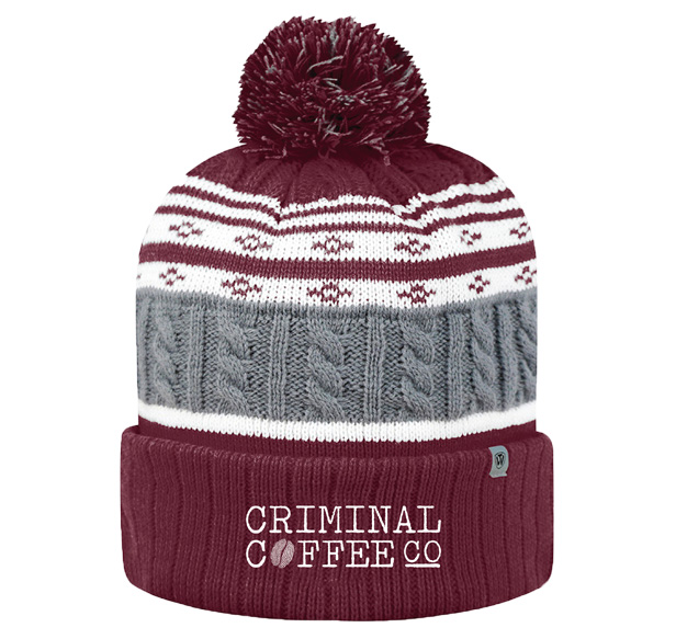 Criminal Coffee beanie hat