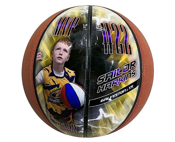 personalized basketball