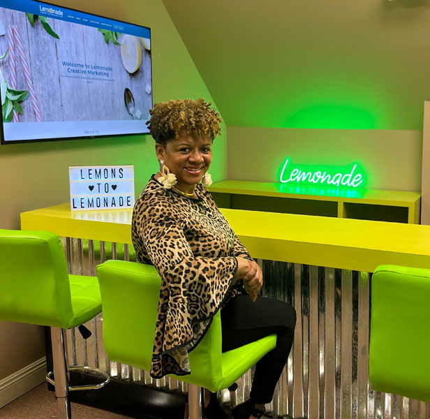 Nennette Gray at her business Lemonade Studios