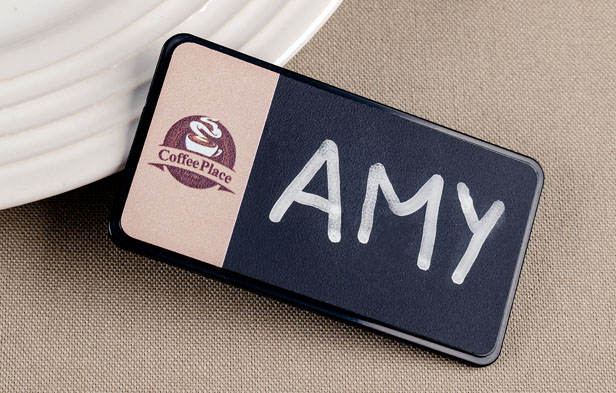 name badge, Amy