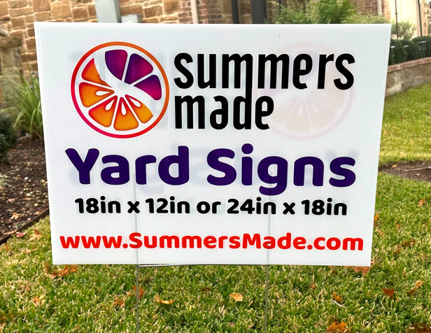 yard sign