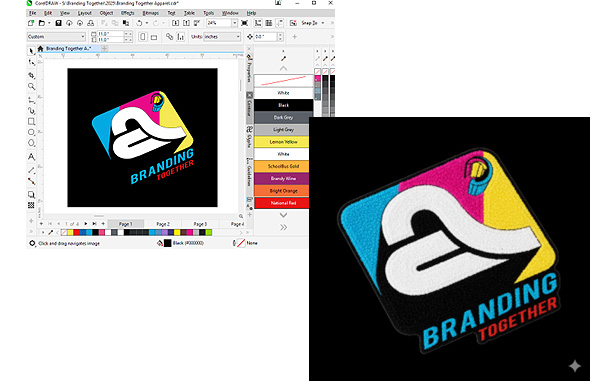 CorelDRAW created fusion