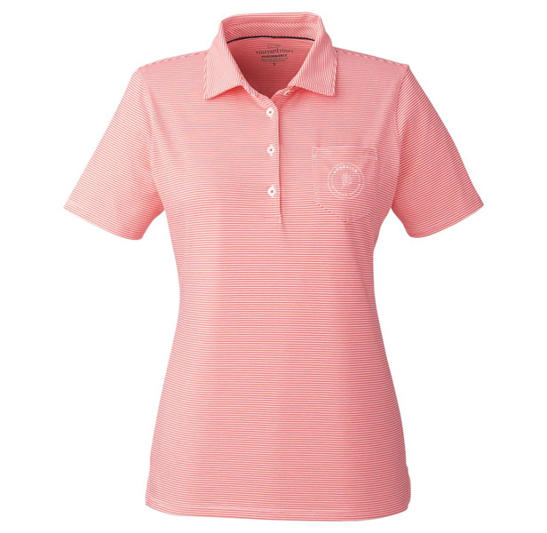 pink polo shirt