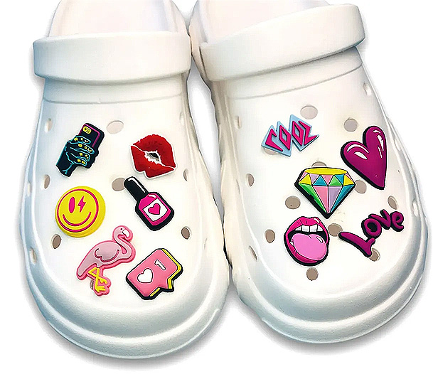 customizable shoe charms