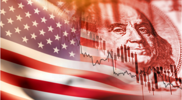 US flag, Ben Franklin