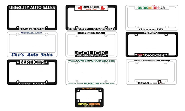 license late frames