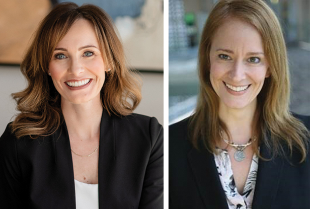 Two women smiling, side-by-side headshots