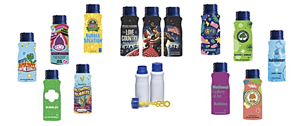 Refillable Bubble Bottles