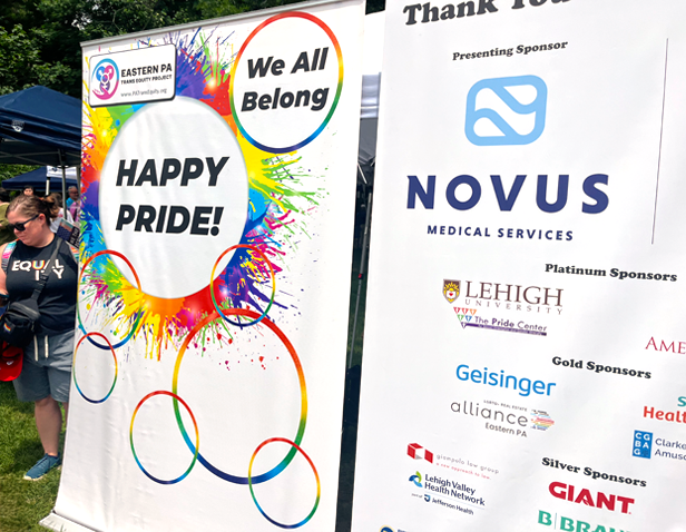 pride festival sign