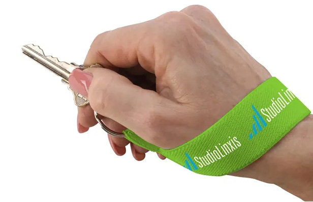 stretchy mini-wrist lanyard
