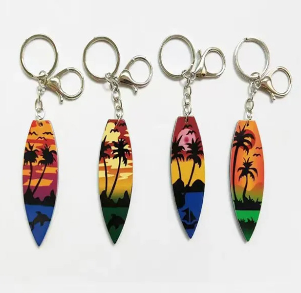 Tropics-Themed Keychain