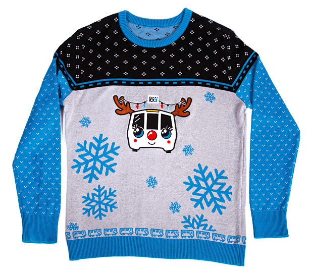 Septa Bart holiday sweater