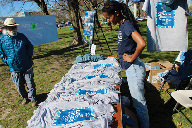 Charles River t-shirt donation