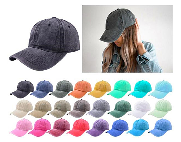 assorted colored hats