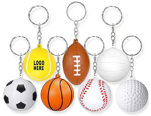 Sports Ball Keychain