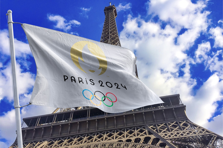Paris Olympic flag