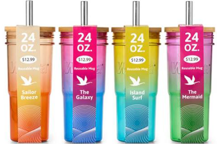 HALO Recalls Tumblers Due to Metal Straw Lacerations