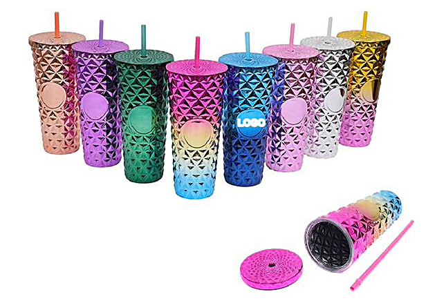 studded tumblers, assorted colors