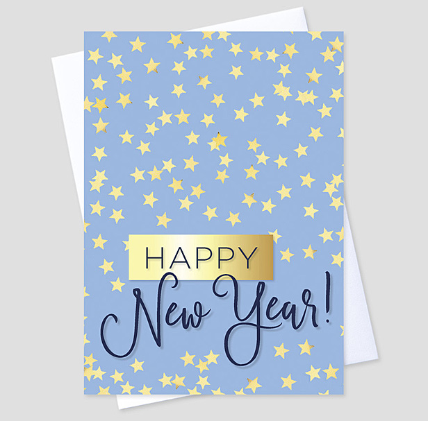 New Year greeting card