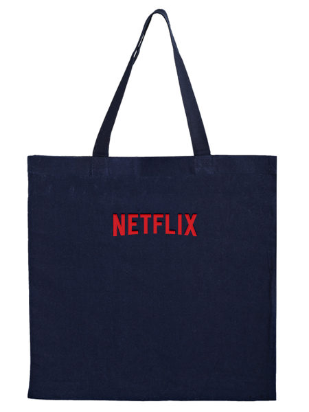 navy blue tote bag