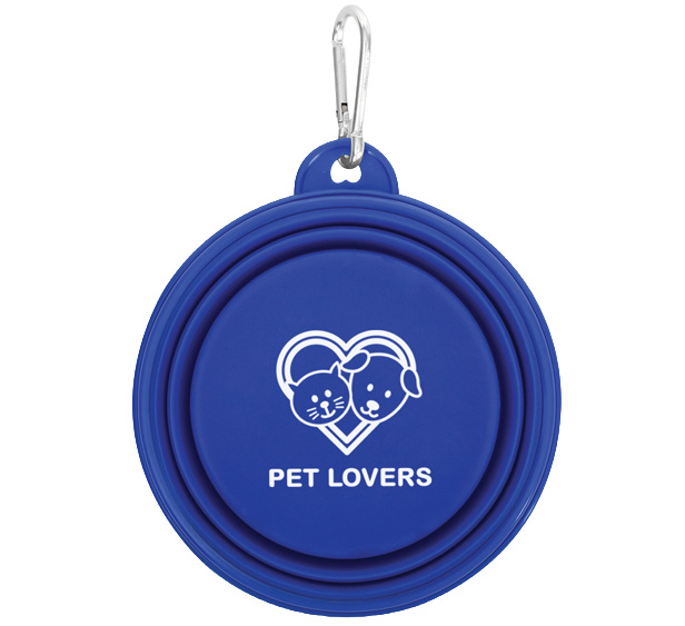 collapsible silicone pet bowl