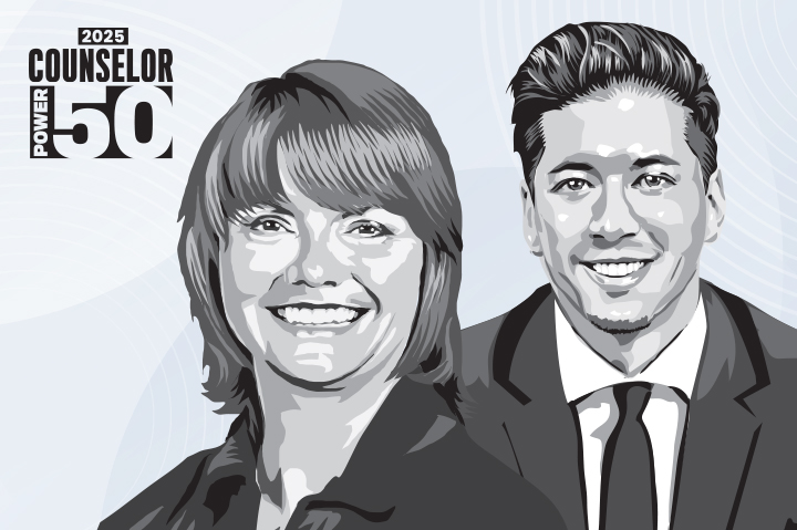 Counselor Power 50 2025: No. 5 Jo-an Lantz & David Geiger, Geiger