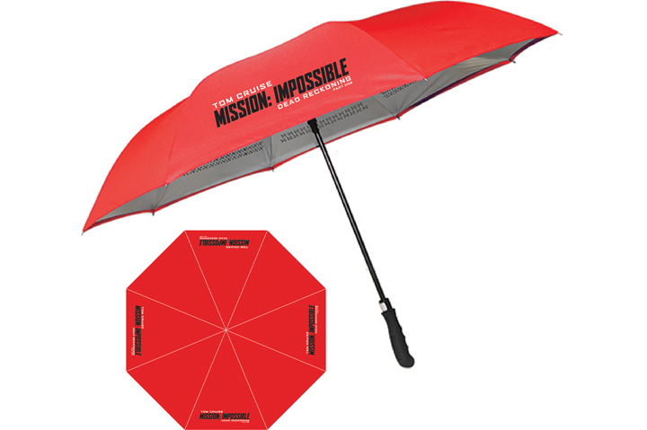 Tom Cruise Uses Promo Umbrella at ‘Mission: Impossible’ Premiere Events