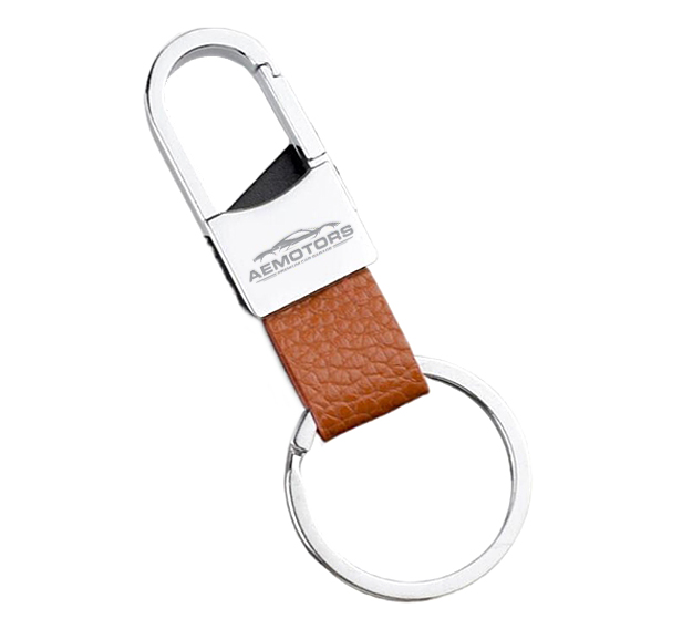 leather keychain