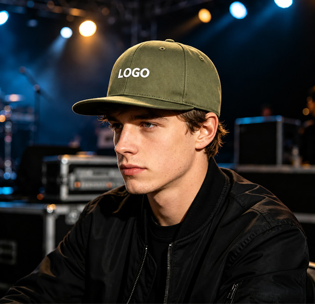 Flat-Brim Hip-Hop Hat 