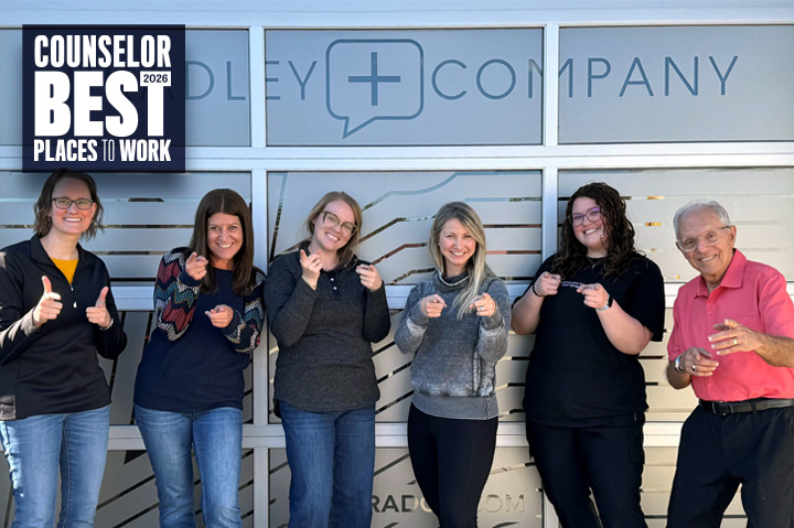2026 Counselor Best Places to Work: Bradley + Company