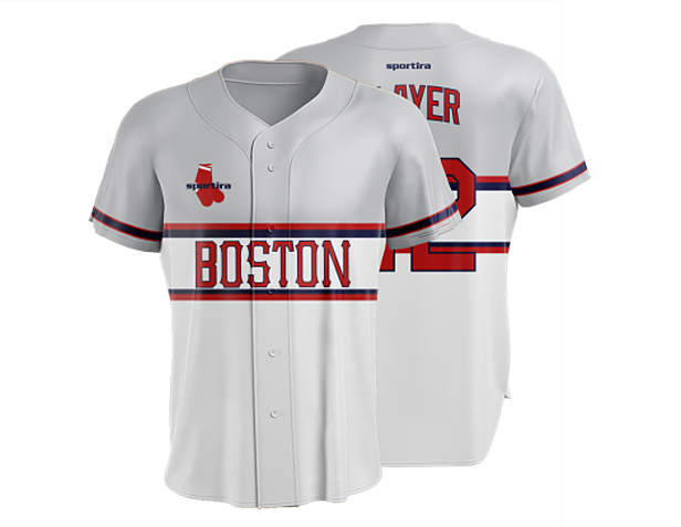 full-button softball jersey