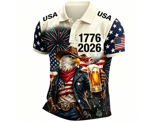 Men’s Patriotic Polo