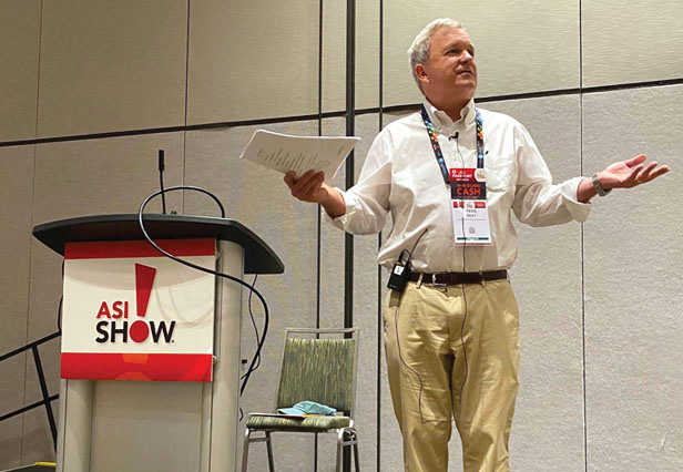 Steve Treat presenting at the ASI Show