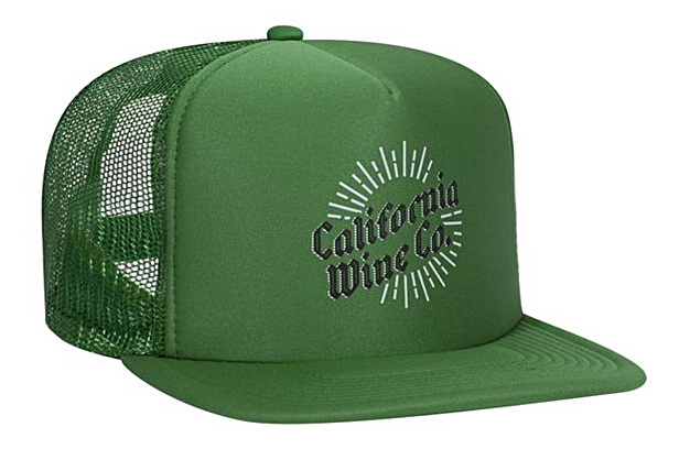 green trucker cap