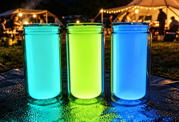 16-oz. Glow-in-the-Dark Cup With Lid & Straw 