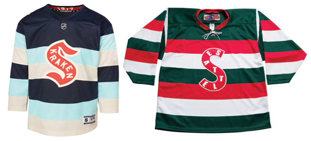 Seattle Kraken and Metro hockey jersey