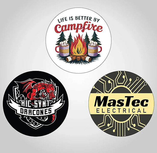 2” x 2” Vinyl Stickers 
