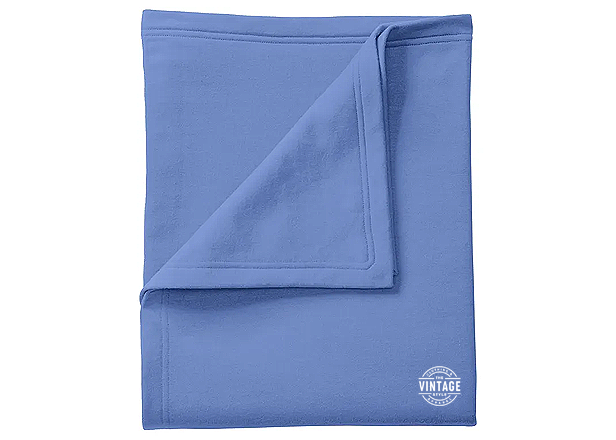 Port & Co fleece sweatshirt blanket