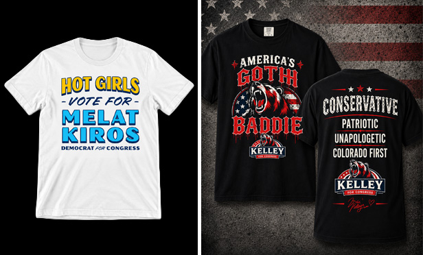 Melat Kiros shirt and Kelley Dennison shirt