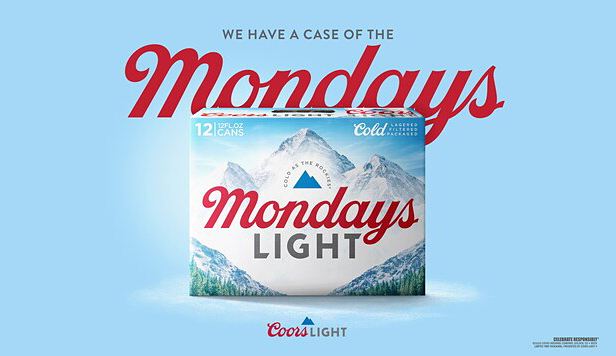 Coors case of the Mondays