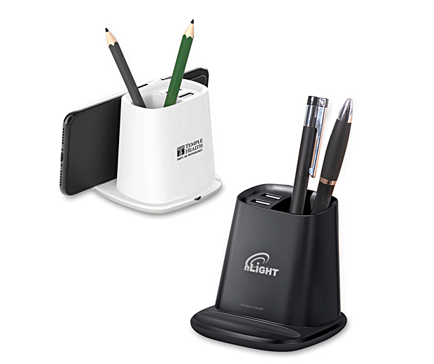 wireless charger/pen holder