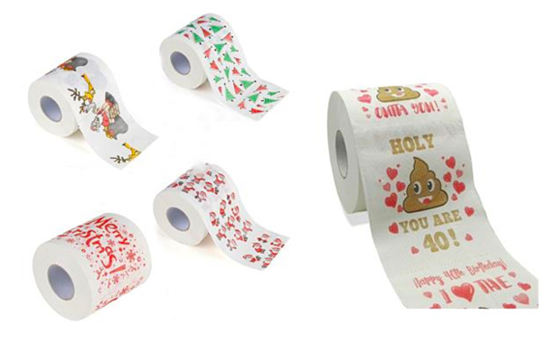 printed toilet paper